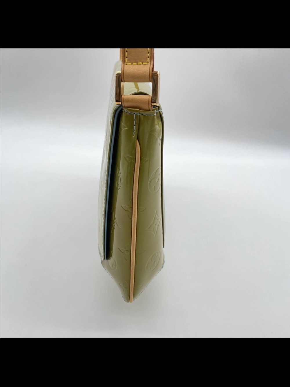Louis Vuitton Olive Green Vernis Thompson street - Picture 7 of 16